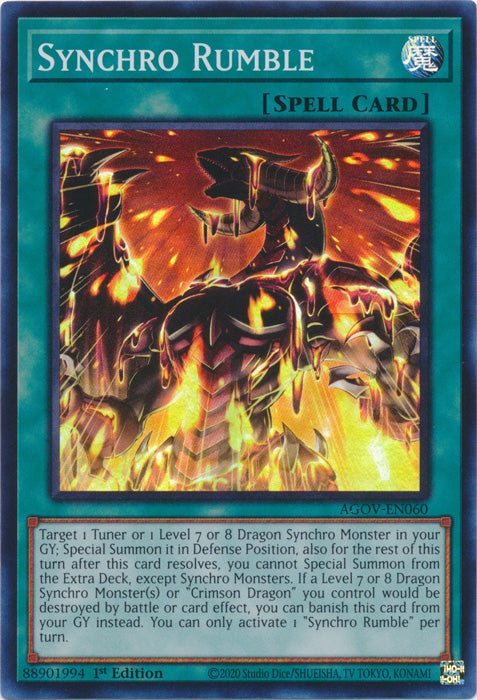 yugioh cards canada 401 Games Canada - Synchro Rumble - AGOV-EN060 - Super Rare