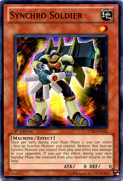 Synchro Soldier - STBL-EN012 - Common - 1st Edition available at 401 Games Canada