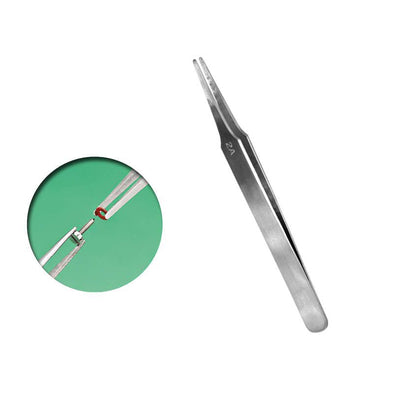 Vallejo - Flat Rounded Steel Tweezers