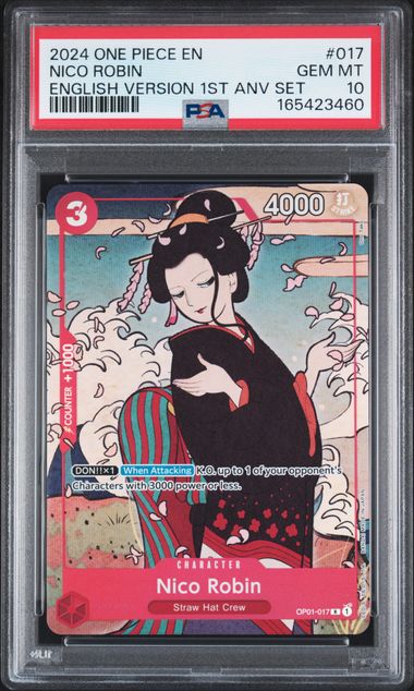 Nico Robin - English Version 1st Anniversary Set - GEM MINT 10