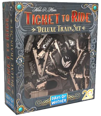 Ticket to Ride: 20th Anniversary Deluxe Train Set of 5