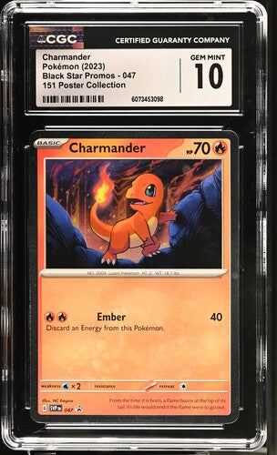 Charmander - 151 Poster Collection - CGC GEM MINT 10