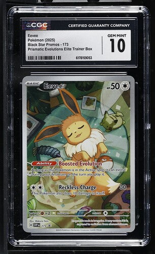 Eevee - SVP173 - Illustration Rare Promo - CGC GEM MINT 10
