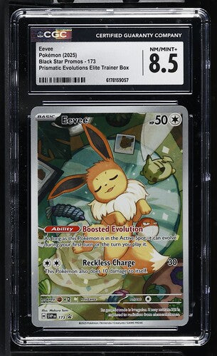 Eevee - SVP173 - Illustration Rare Promo - CGC NM-MT+ 8.5