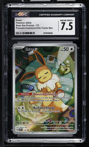 Eevee - SVP173 - Illustration Rare Promo - CGC NM+ 7.5