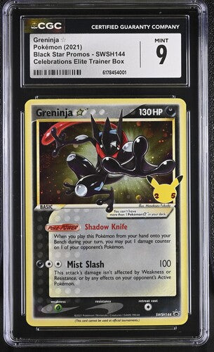 Greninja Star - SWSH144 - Promo - CGC MINT 9