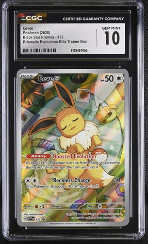 Eevee - SVP173 - Illustration Rare Promo - CGC GEM MINT 10