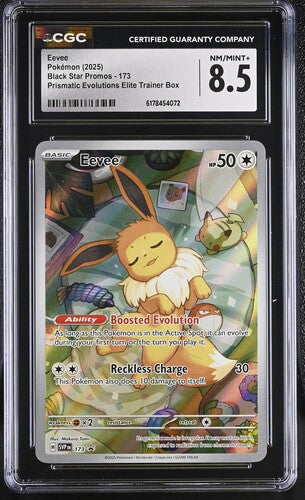 Eevee - SVP173 - Illustration Rare Promo - CGC NM-MT+ 8.5