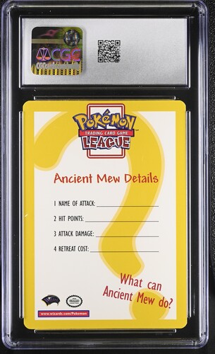 Ancient Mew - Pokemon Movie 2000 - Insert Card - CGC GEM MINT 10
