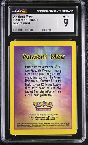 Ancient Mew - Pokemon Movie 2000 - Insert Card - CGC MINT 9