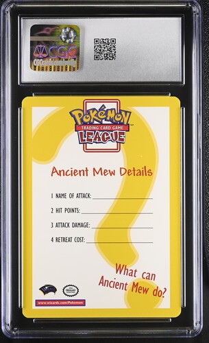 Ancient Mew - Pokemon Movie 2000 - Insert Card - CGC EX+ 5.5