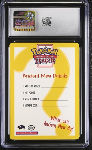 Ancient Mew - Pokemon Movie 2000 - Insert Card - CGC GEM MINT 10