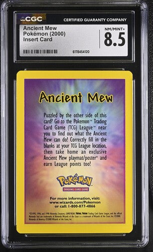 Ancient Mew - Pokemon Movie 2000 - Insert Card - CGC NM-MT+ 8.5