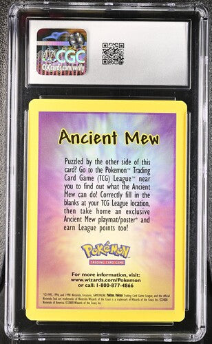 Ancient Mew - Pokemon Movie 2000 - Insert Card - CGC GEM MINT 10