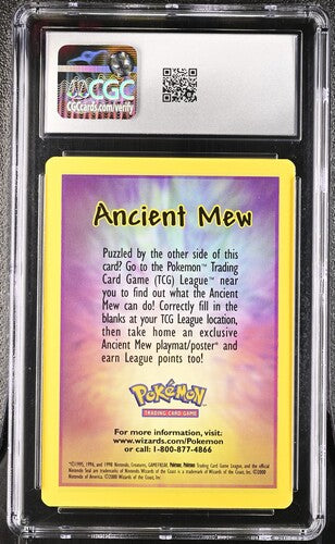 Ancient Mew - Pokemon Movie 2000 - Insert Card - CGC MINT 9