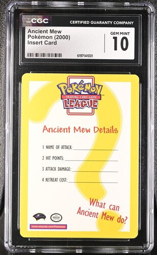 Ancient Mew - Pokemon Movie 2000 - Insert Card - CGC GEM MINT 10