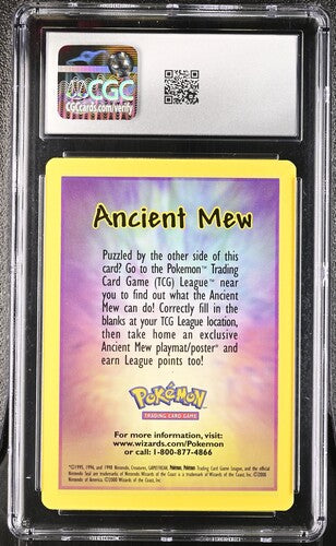 Ancient Mew - Pokemon Movie 2000 - Insert Card - CGC MINT 9