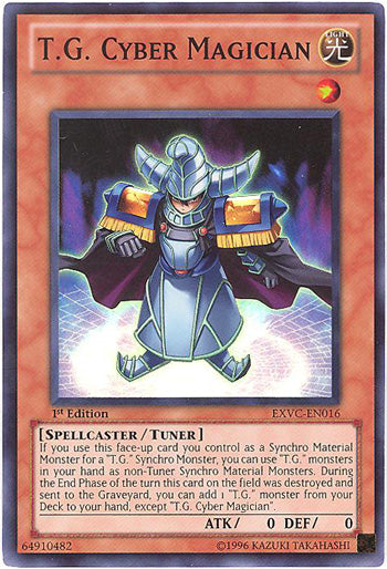 T.G. Cyber Magician - EXVC-EN016 - Super Rare - 1st Edition available at 401 Games Canada