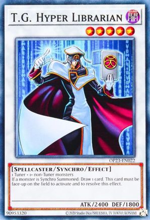 T.G. Hyper Librarian - OP23-EN022 - Common - Unlimited