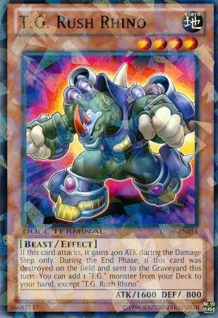 T.G. Rush Rhino - DT06-EN054 - Normal Parallel Rare available at 401 Games Canada