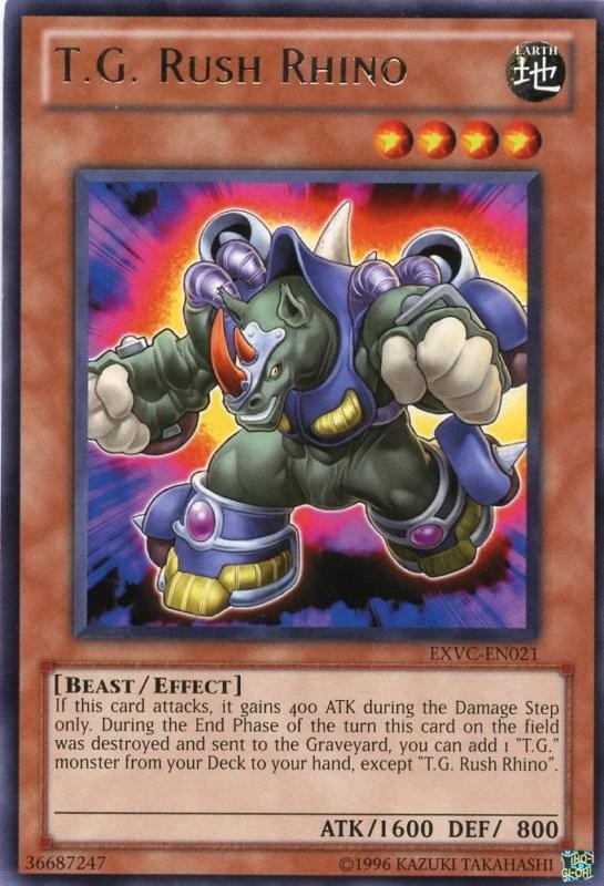T.G. Rush Rhino - EXVC-EN021 - Rare - Unlimited available at 401 Games Canada