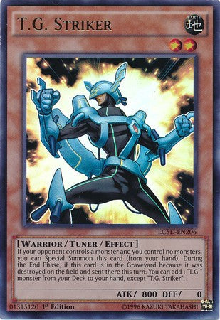 T.G. Striker - LC5D-EN206 - Ultra Rare - 1st Edition available at 401 Games Canada