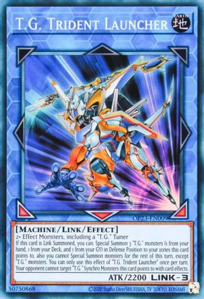 T.G. Trident Launcher - OP23-EN009 - Super Rare - Unlimited