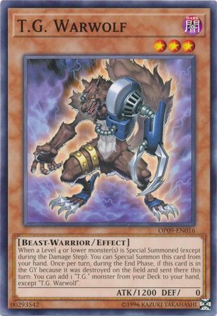 T.G. Warwolf - OP09-EN016 - Common available at 401 Games Canada