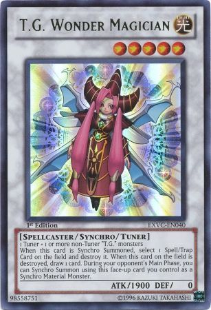 T.G. Wonder Magician - EXVC-EN040 - Ultra Rare - 1st Edition available at 401 Games Canada