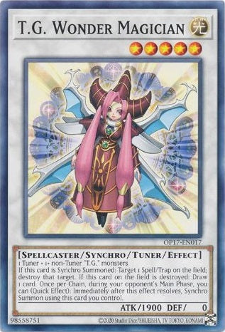 T.G. Wonder Magician - OP17-EN017 - Common available at 401 Games Canada