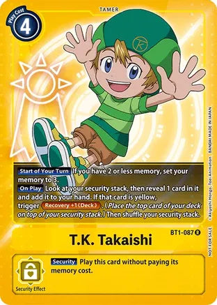 T.K. Takaishi - BT1-087 - (Official Tournament Pack Vol.3) available at 401 Games Canada