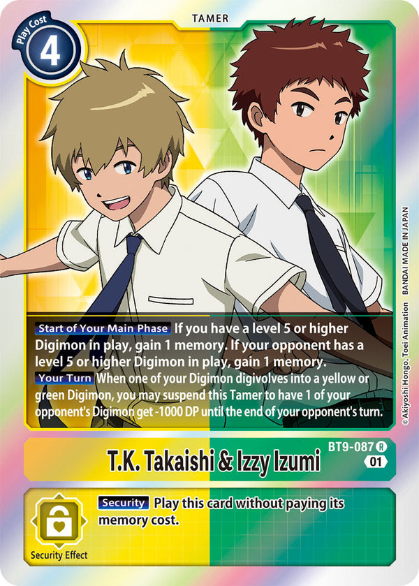 T.K. Takaishi & Izzy Izumi - BT9-087 - Rare available at 401 Games Canada
