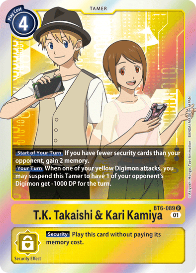 T.K. Takaishi & Kari Kamiya - BT6-089 - Rare available at 401 Games Canada