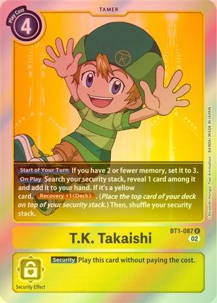 T.K. Takaishi (Resurgence Booster Reprint) - BT1-087 - Rare (Foil) available at 401 Games Canada