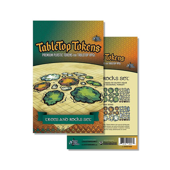 Tabletop Tokens - Trees and Rocks Set available at 401 Games Canada