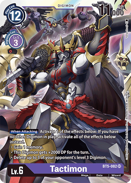 Tactimon - BT5-082 - Super Rare available at 401 Games Canada