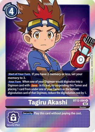 Tagiru Akashi - BT12-096 - Rare available at 401 Games Canada