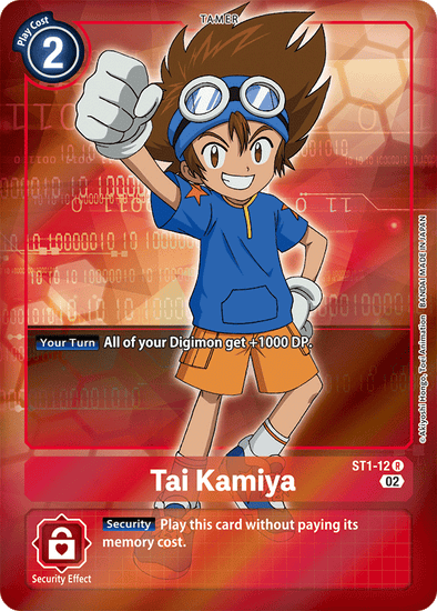 Tai Kamiya (Alternate Art) - ST1-12 - Rare available at 401 Games Canada