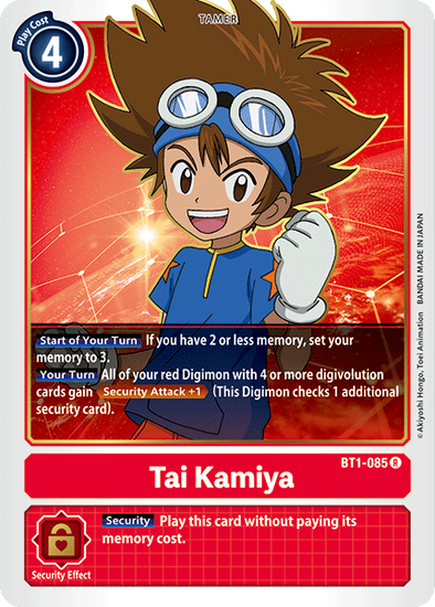 Tai Kamiya - BT1-085 - Rare available at 401 Games Canada