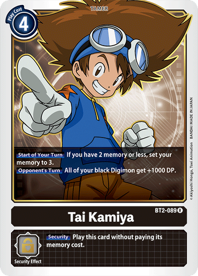 Tai Kamiya - BT2-089 - Rare available at 401 Games Canada