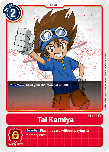 Tai Kamiya - ST1-12 - Rare available at 401 Games Canada