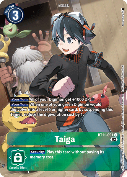 Taiga (Alternate Art) - BT11-091 - Rare available at 401 Games Canada