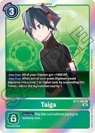 Taiga - BT11-091 - Rare available at 401 Games Canada