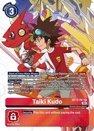 Taiki Kudo (Alternate Art) - BT12-087 - Rare available at 401 Games Canada