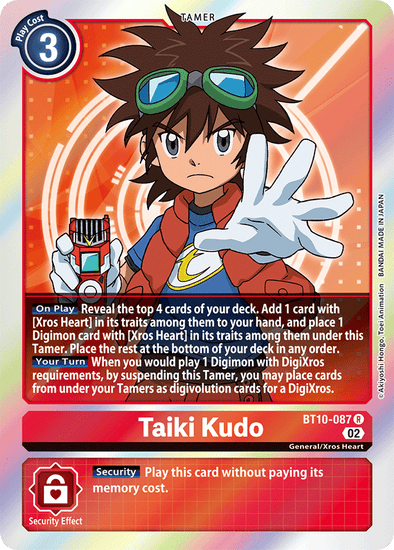 Taiki Kudo - BT10-087 - Rare available at 401 Games Canada