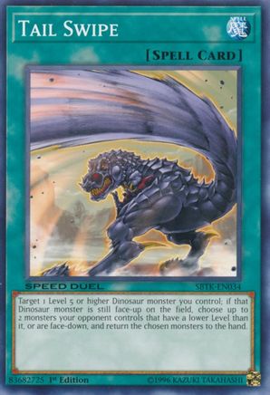 Tail Swipe - SBTK-EN034 - Common - 1st Edition available at 401 Games Canada