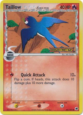 Taillow - 66/101 - Common - Reverse Holo available at 401 Games Canada