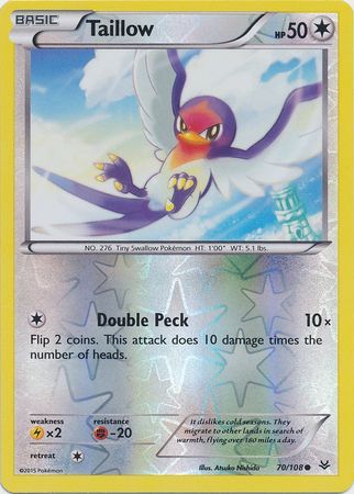 Taillow - 70/108 - Common - Reverse Holo available at 401 Games Canada