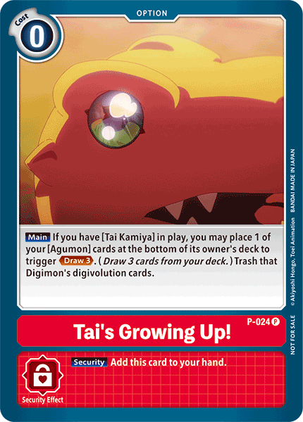 Tai's Growing Up! - P-024 - Promo available at 401 Games Canada