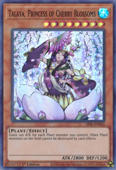 Talaya, Princess of Cherry Blossoms - SESL-EN052 - Super Rare - 1st Edition available at 401 Games Canada